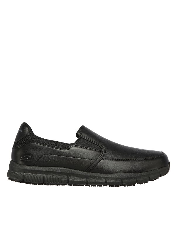 SKECHERS Work Relaxed Fit: Nampa - Groton SR 57242 NEGRO