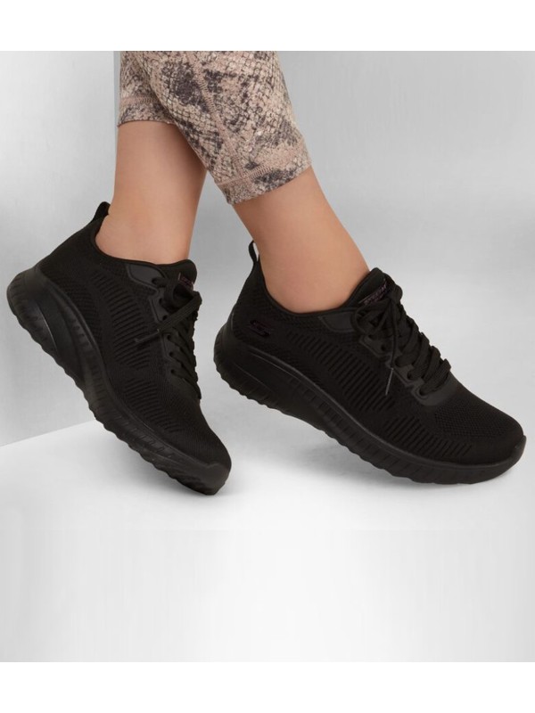 SKECHERS BOBS Sport Squad Chaos - Face Off NEGRO