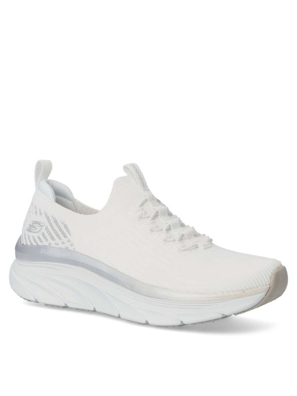 SKECHERS Relaxed Fit®: D'Lux Walker™ - Let it Glow BLANCO