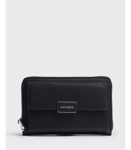 Maxi cartera Valor negro Negro