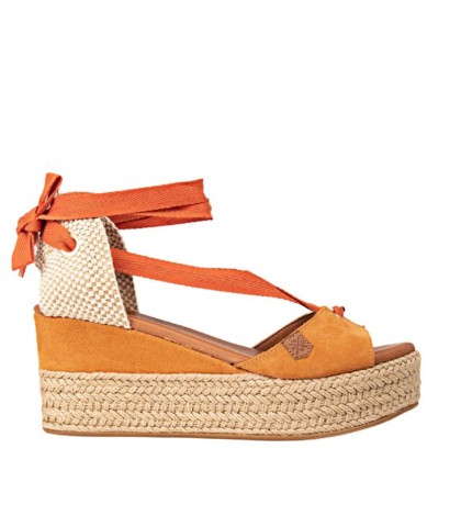 SANDALIA YUTE VALDES LAZADA NARANJA